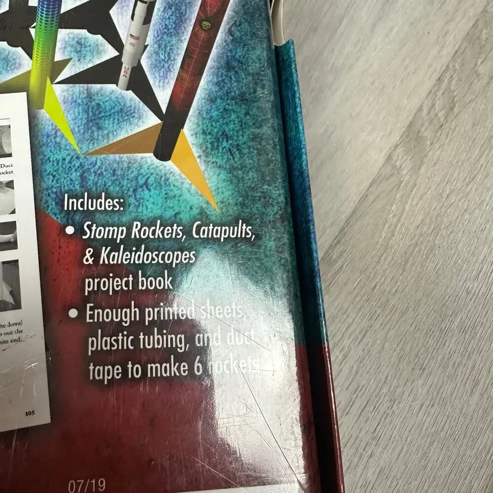 New Backyard Rockets Stomp Catapults Kaleidoscopes Book Build 6 Rockets